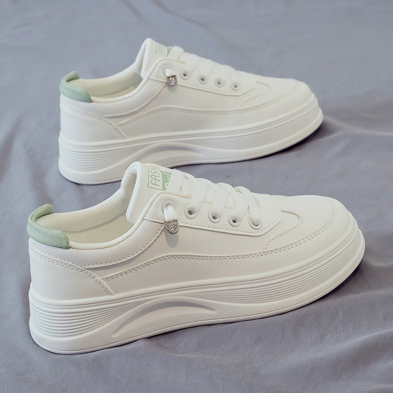 New student small white shoes board shoes sports casual women's shoes trend velvet cotton shoes