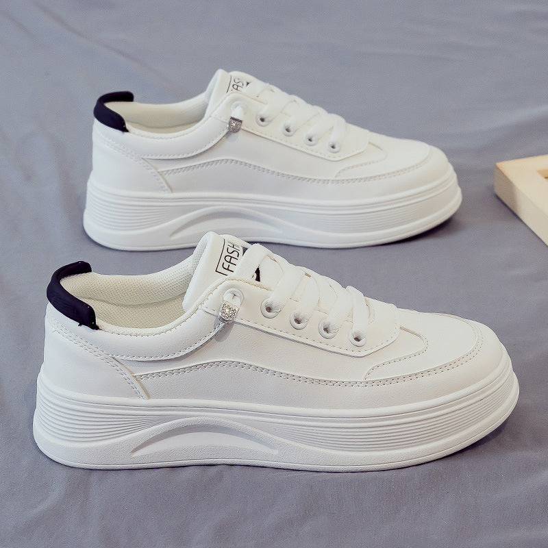 New student small white shoes board shoes sports casual women's shoes trend velvet cotton shoes