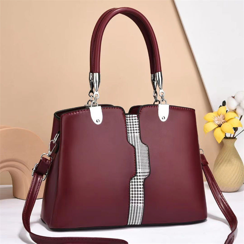 Women's bags spring and summer new ladies large capacity European and American style fashion shoulder bag classic temperament and versatile handbag